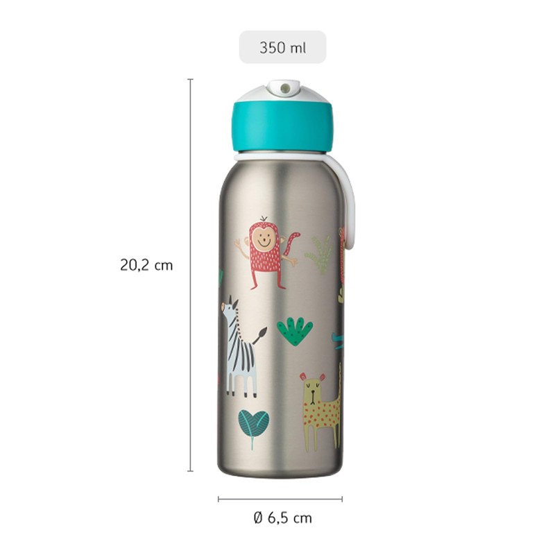 Mepal Flip-Up Campus Thermal Bottle, Insulated Drinking Bottle for Children,