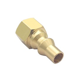 Hooshing Propane Gas Quick Connect Plug 1/4" NPT Female Brass Propane Fitting