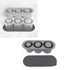 Hollow Cylinder Ice Cube Tray Quick Release Silicone High Low