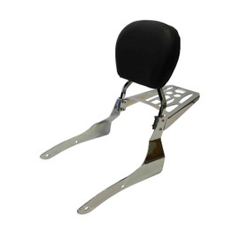 Contoured - Sissy Bar Backrest & Luggage Rack for 2002-2009 Honda VTX1300C VTX1800C VTX1800F