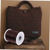 OHPHCALL 2 Rolls Crocheting Thread Durable Knitting Thread for DIY