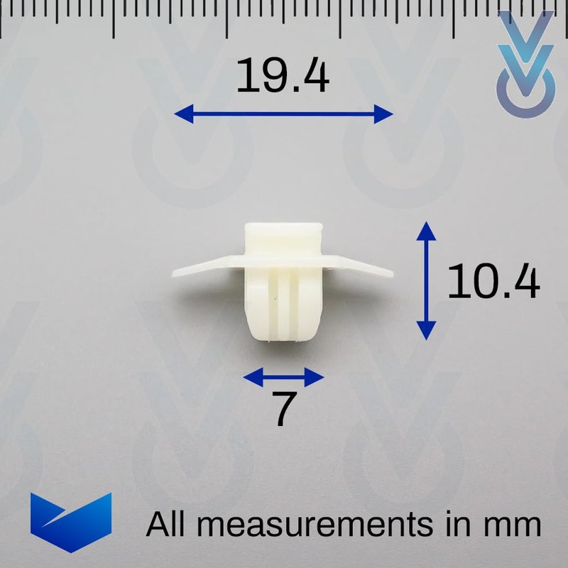 VVO 10 x White Plastic Rear Arch Flares and Trim