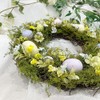 Simulation Easter Egg Wreath with Handmade Natural Plant Easter Decorations