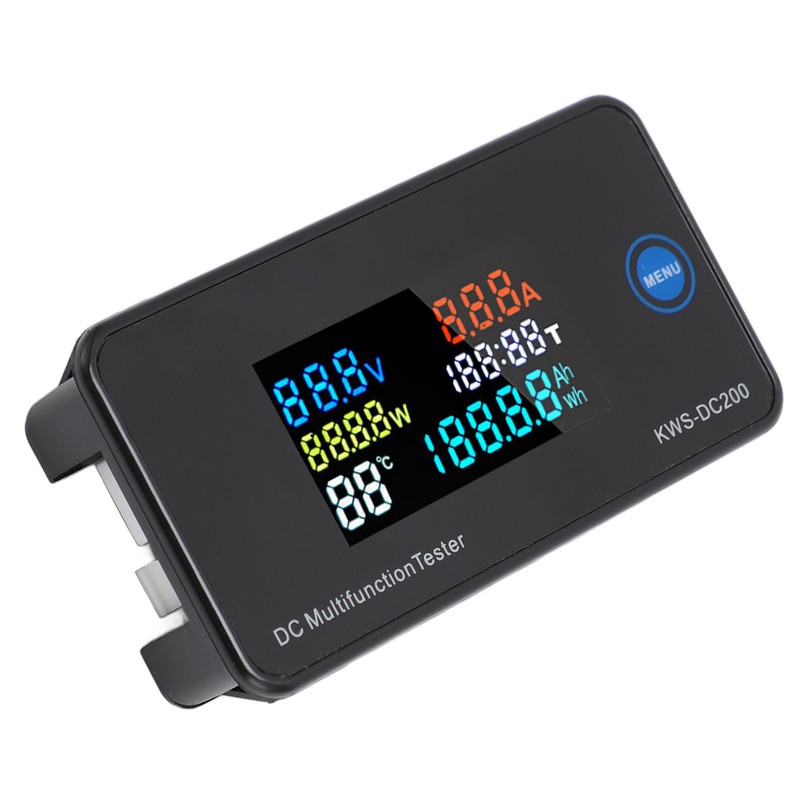 DC Digital Voltmeter Ammeter DC200 100A LCD Color Display 7