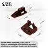 10PCS Drawer Slides Repair Kits Fit for Center Mount Drawer