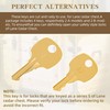 Zookpr 4Pcs Cedar Chest Key Replacement Fits All Lane S