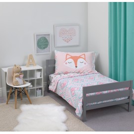 Carter's 4-Piece Toddler Set, Pink/White/Grey Aztec Girl, 52" x 28"