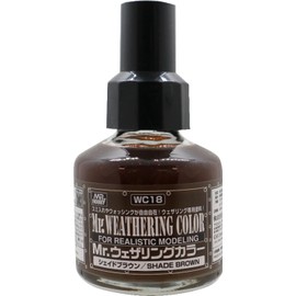 GSI Creos Mr. Weathering Color Shade Brown 40ml Model Paint WC18