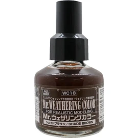 GSI Creos Mr. Weathering Color Shade Brown 40ml Model Paint WC18