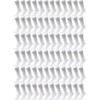Winterlace 72 Pairs Cotton Crew Socks for Men Women, Athletic