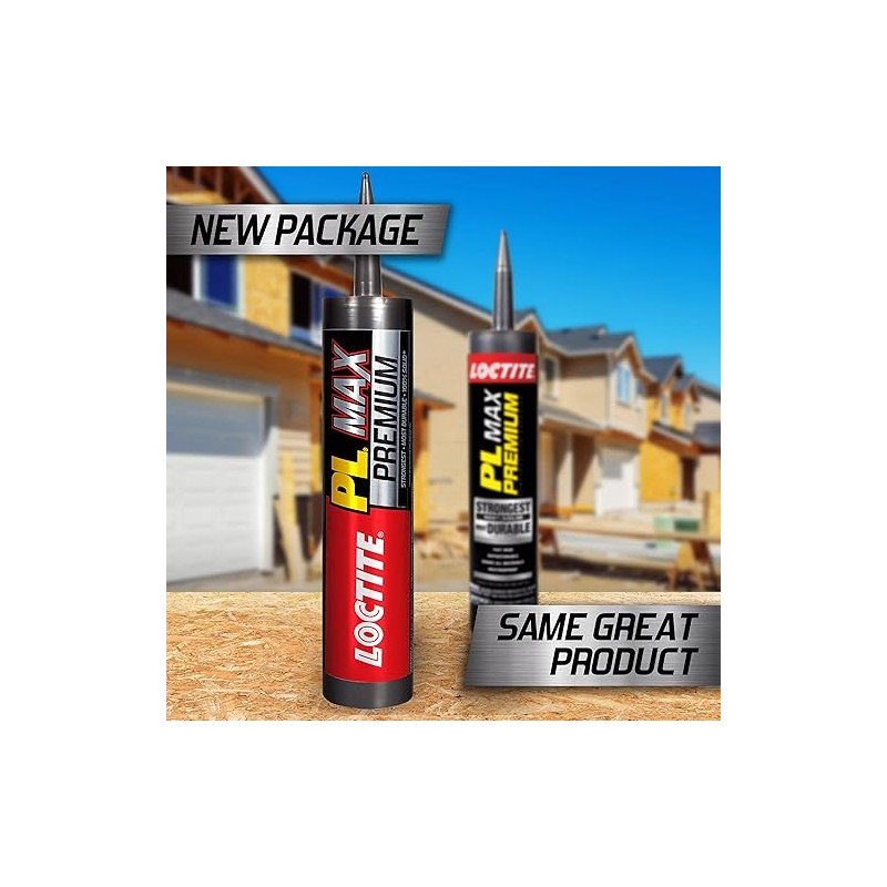 Loctite PL Premium Max Construction Adhesive, 9 fl oz Cartridge,