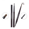 Long Lasting Waterproof Eyebrow Pencil Double Sided Shimmer Light Brown
