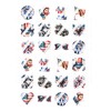 July 4th, Patriotic, Fourth of July, Independence Day Nail Art Decals - Waterslide Nail Decals - Design #11