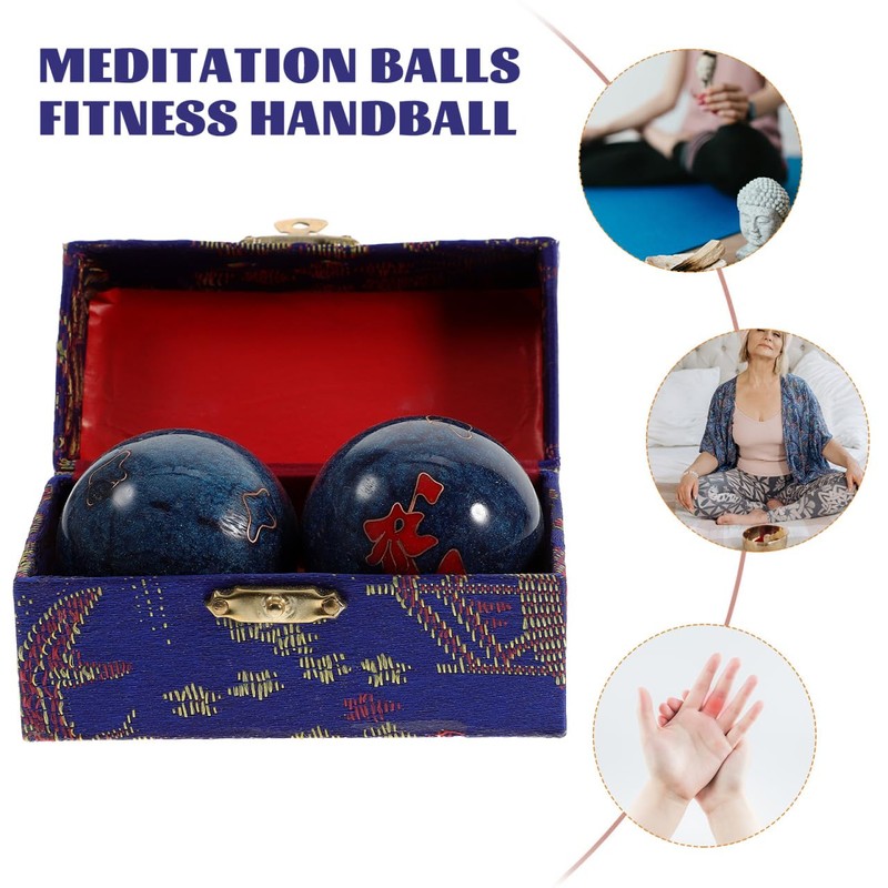 Traditionelle chinesische Gesundheitskugel für Gong und Linderung, grün, 5 x
