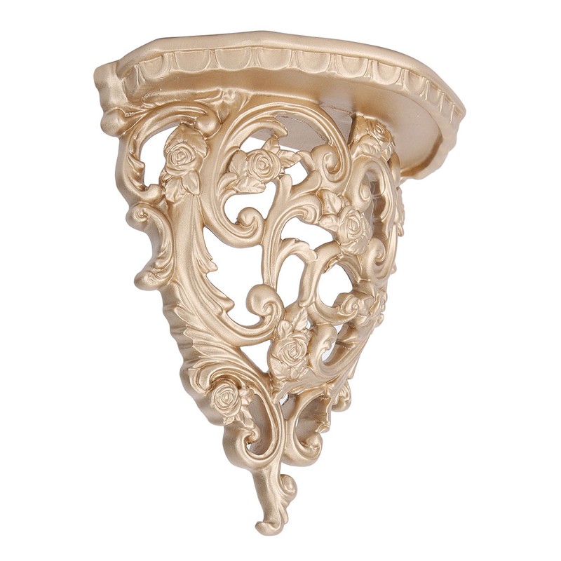 Wall Hanging Storage Rack European Hollow Style Shelf Wall Decoration