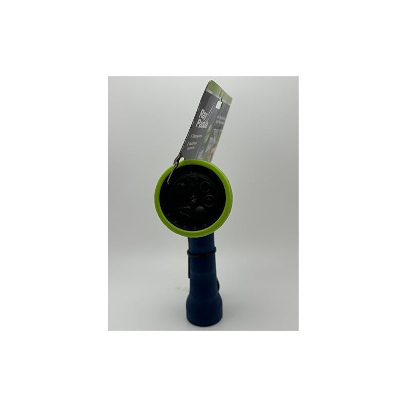 Ray Padula Comfort-Grip Metal 7-Pattern Garden Nozzle, Navy Blue and