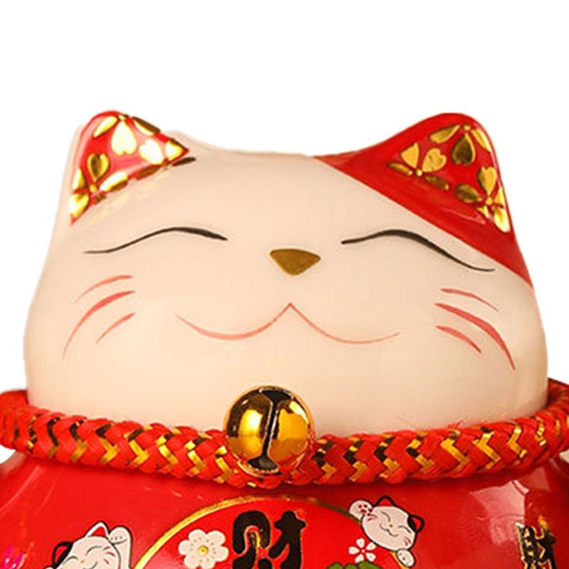 Lucky Cat Coin Bank 4.5in Exquisite Cute Bring Luck Good