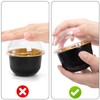 Hacaroa 100 Pcs Aluminum Foil Baking Cups with Dome Lids,