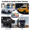Wireless Apple CarPlay + Android Auto With 9” Touchscreen Monitor