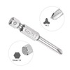sourcing map Y4.5 Tri-Point Screwdriver Bit 1/4" Hex Shank 2"