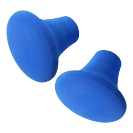 SANLIKE 2PCS Fishing Rod Butt Cushion Fishing Fighting Pole Holder Fish Tackle Accessories Shock Absorption Fishing Rod Butt Cap, Blue