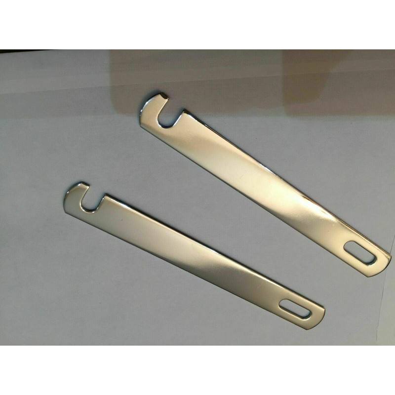 4 x Divan Bed Base Linking Bars Nickel Plated With