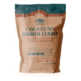 Colágeno Hidrolizado Polvo 1kg Tibet Natura Sin Sabor Vitamina C                                                                                      