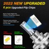 SHENKENUO Super Bright 8000K LED Headlights High Low Light +