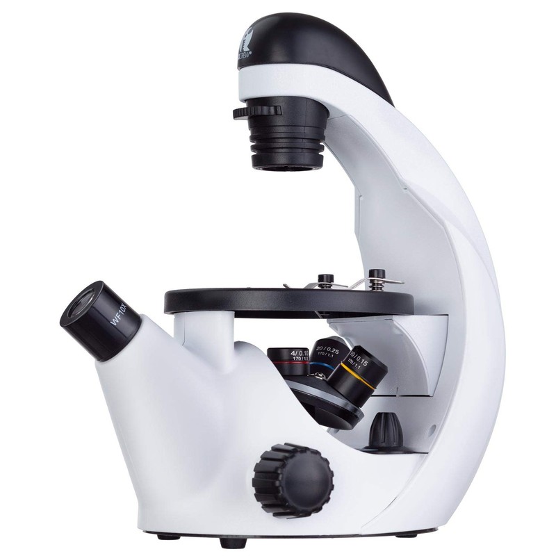 IQCrew by AmScope 40X-500X Inverted Student Microscope Kit w/Experiment +
