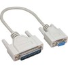 ACCL 6Ft DB9-F/DB25-M Null Modem Cable, 10 Pack
