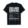 Collard Greens Nutrition Facts Family Matching Christmas Tee T-Shirt