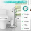 FEILERN Toilet Paper Holder Stand for Bathroom Floor Standing Toilet