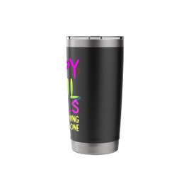 Believe Nothing and Trust No one Hilarious April Fools Day Stainless Steel Insulated Tumbler
