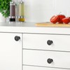 ZONJIE 12 Pack Black Cabinet Knobs Black Drawer Knobs, Single