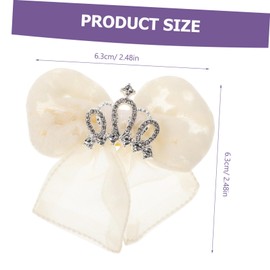 TOVINANNA 2pcs Adorable Bow Hair Clips Lovely Alligator Hair Accessories for Girls for Parties and Festivals Soft and Tulle Design Little Princesses