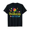 Kindness Matters - Autism Puzzle Unique Kind Flower Gift T-Shirt