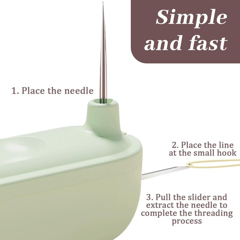 2 in 1 Needle Threader Seam Ripper3 PCS Sewing Machine