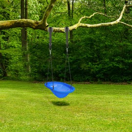 Relaxdays Hammock Hanger, 7-Piece Set, 2 Straps, 2 x Tree Protectors, 2 Heavy Duty Carabiners, up to 900 kg, Black/Grey