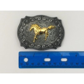 Unbranded Cowboy Belt Buckle Western Horse Belt Buckles