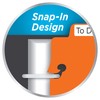 Avery Snap-in Bookmark Plastic Dividers for 3 Ring Binders, 5-Tab