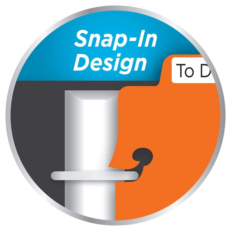 Avery Snap-in Bookmark Plastic Dividers for 3 Ring Binders, 5-Tab