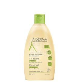 ADerma A-Derma Gel Douche Surgras Cleansing Foam for Nourishing Dry Skin, 500 ml