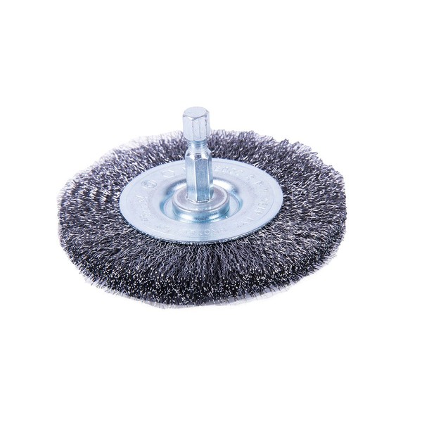 Forney 72792 Wire Wheel, Fine Crimped with 1/4" Shank, 3"