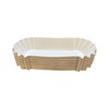 bark and lindy Paper Hot Dog Tray Heavy Weight Fluted