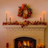 Temfmy Rattan twig Branch Grapevine Wreaths - 18 Inch Sunburst