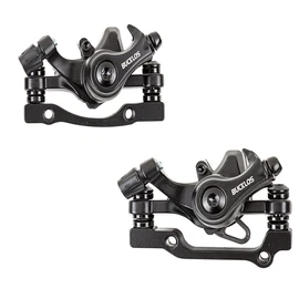 BUCKLOS - Pinza de freno de disco para bicicleta de montaña con adaptador de 160 mm, pinzas de freno de aleación de aluminio mecánicas para bicicleta, pinza delantera/trasera, para bicicletas