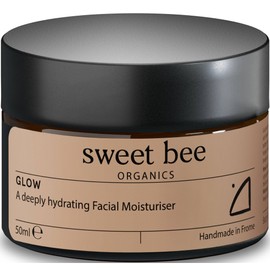 Sweet Bee Organics Hydrating Face Cream for Women - Anti Wrinkle Cream and Hyaluronic Acid Moisturiser for Dark Spots & Fine Lines - Plumping Face Moisturiser for Dry Skin with Tramella & Rosehip Oil