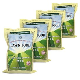 The Old Farmer's Almanac Lawn Food Fertilizer (80 Lbs - Covers 20,000 Sq Ft)