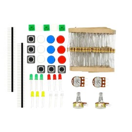 TECNOIOT 1 x Practical Portable Resistor Kit for Starter Kit for UNO R3 LED Potentiometer Touch Switch Pin Head