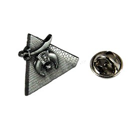 6030802 Shriner Lapel Pin Pyramid Shrine Emblem Scimitar Moon & Star Hospital Parade